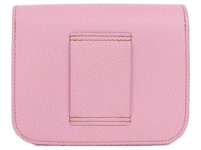 Billetera Slim Constance Hermès Rosa - vista 2