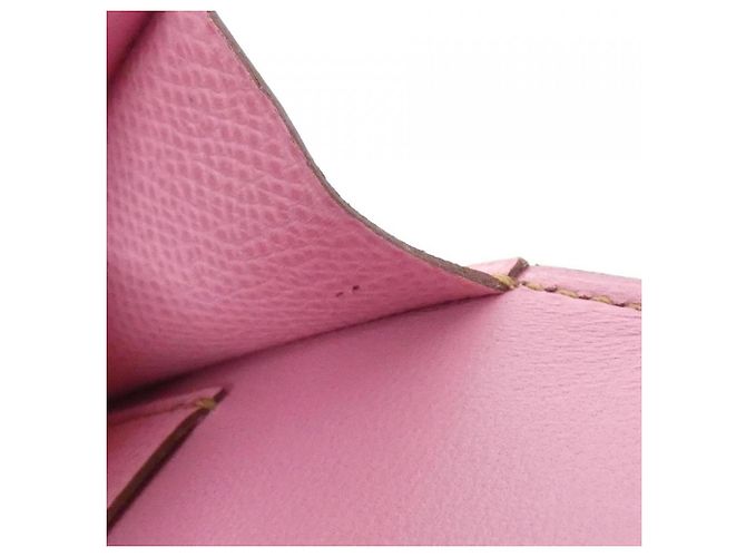 Billetera Slim Constance Hermès Rosa - vista 9