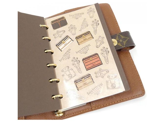 Louis Vuitton Monogramm Agenda PM Organizer Braun - Ansicht 6