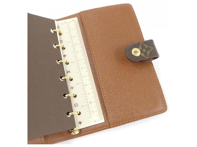 Louis Vuitton Monogramm Agenda PM Organizer Braun - Ansicht 8