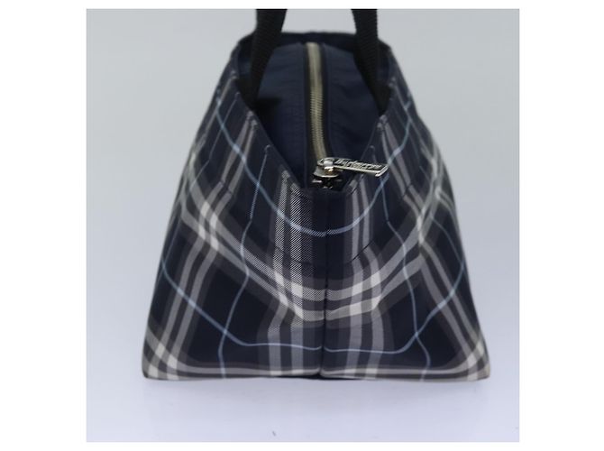 Burberry Nova Check Etichetta Blu Nylon Blu navy - vista 4