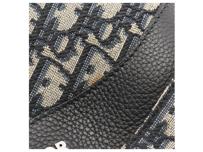 Borsa a vita/corpo/mano Scarab Oblique Christian Dior Nero Beige Blu navy - vista 5
