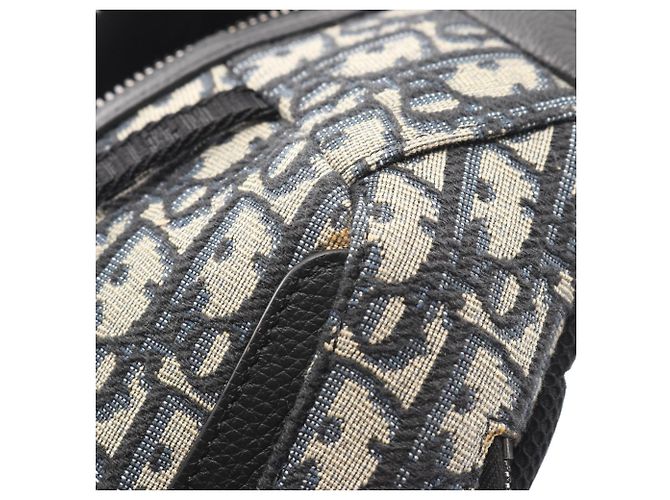 Borsa a vita/corpo/mano Scarab Oblique Christian Dior Nero Beige Blu navy - vista 6