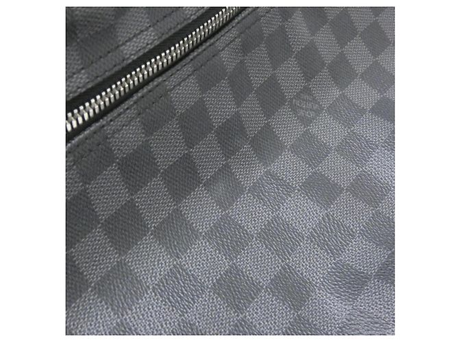 Borsa Louis Vuitton Damier Graphite Sirius Marrone - vista 5