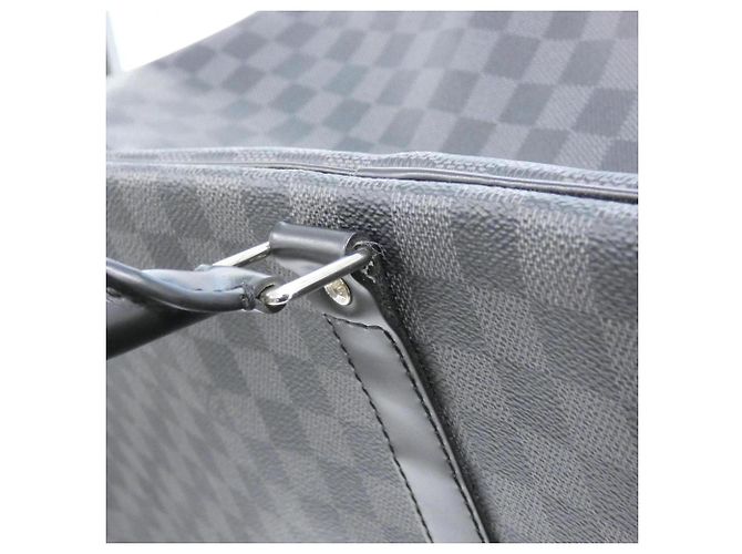 Borsa Louis Vuitton Damier Graphite Sirius Marrone - vista 6