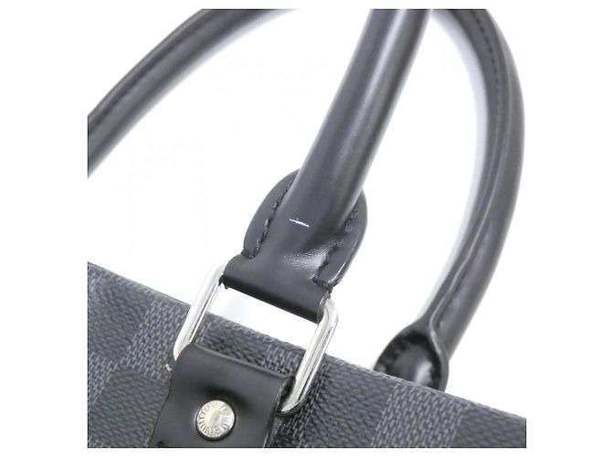 Borsa Louis Vuitton Damier Graphite Sirius Marrone - vista 8