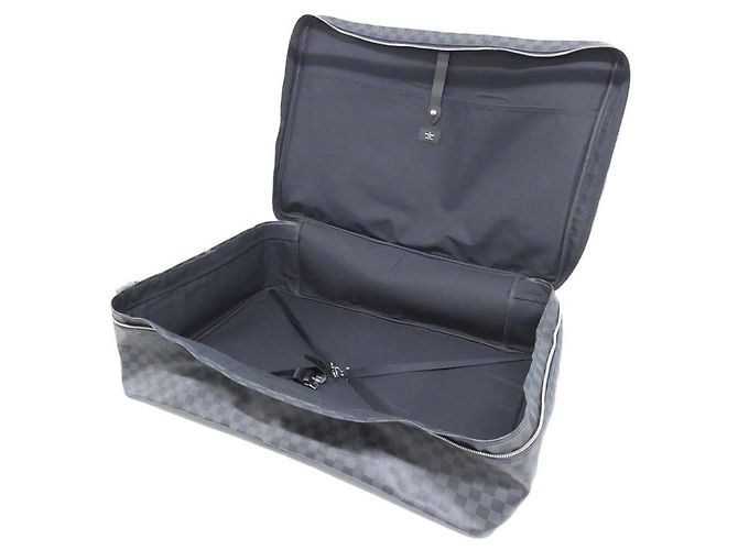 Borsa Louis Vuitton Damier Graphite Sirius Marrone - vista 9