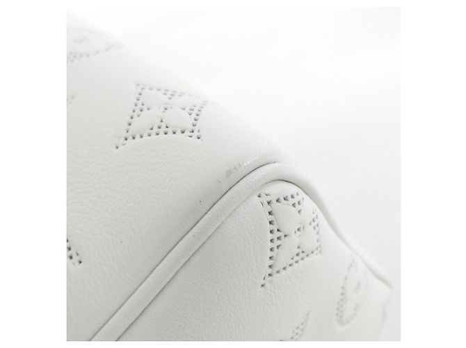 Speedy Borsa Boston Bandoulière Monogram Flowering di Louis Vuitton Bianco - vista 2