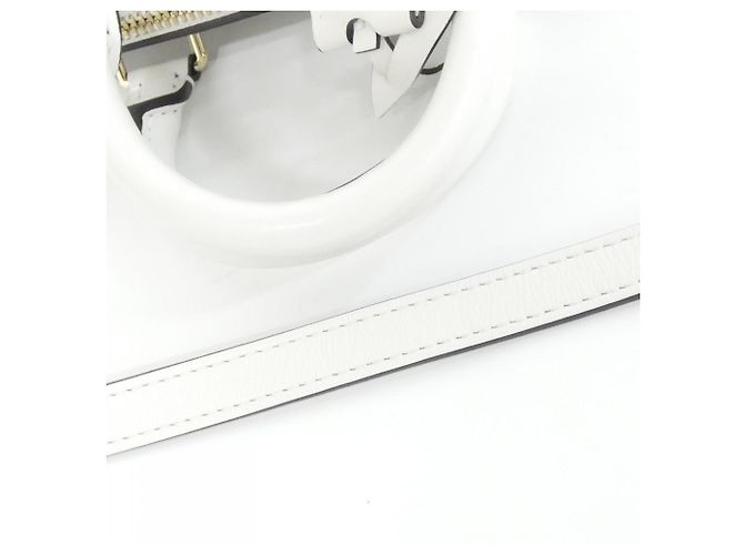 Speedy Borsa Boston Bandoulière Monogram Flowering di Louis Vuitton Bianco - vista 6