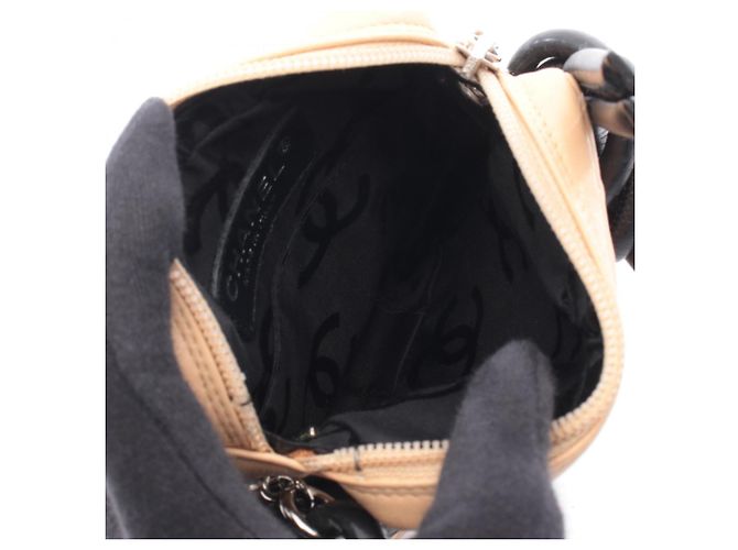 Borsa a Spalla Chanel Cambon Line Nero Beige - vista 3
