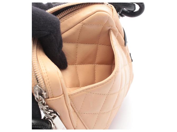 Borsa a Spalla Chanel Cambon Line Nero Beige - vista 6