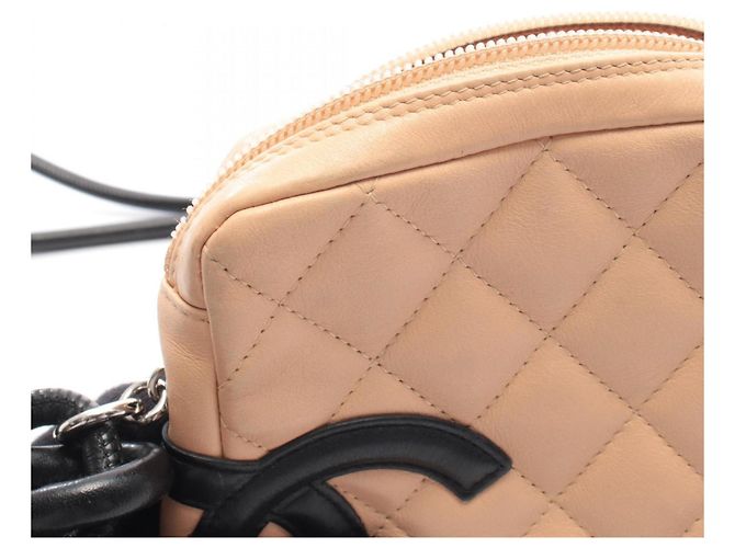 Borsa a Spalla Chanel Cambon Line Nero Beige - vista 7
