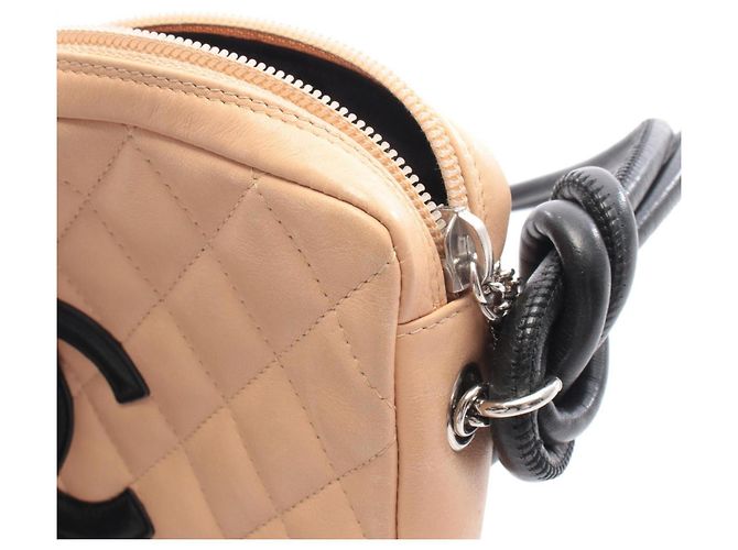 Borsa a Spalla Chanel Cambon Line Nero Beige - vista 8