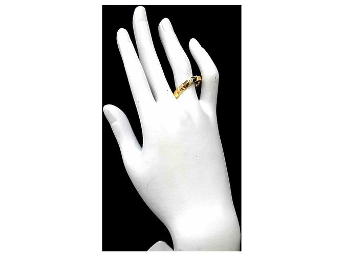 Tiffany & Co. Atlas Closed Narrow Ring with . Diamond in Yellow Gold () - view 6