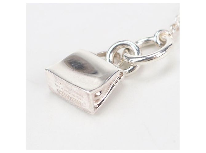 Hermès Collana Amuleto Kelly per Donne, Argento - vista 3
