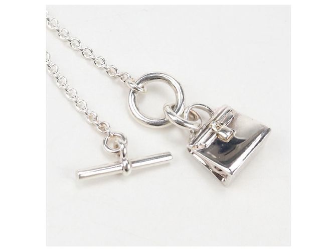 Hermès Collana Amuleto Kelly per Donne, Argento - vista 5