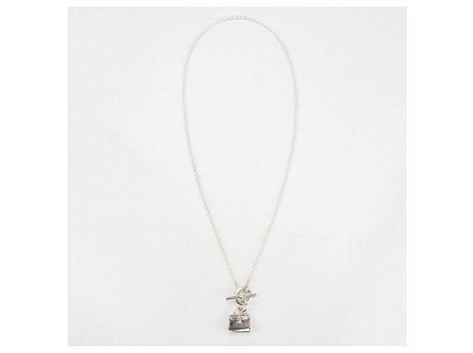 Hermès Collana Amuleto Kelly per Donne, Argento - vista 6