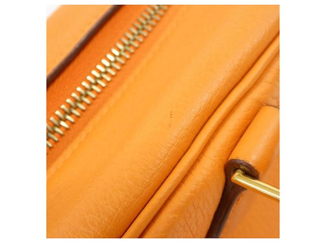Hermès Plume Handtasche Orange - Ansicht 4