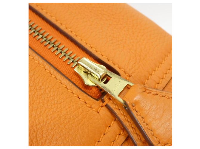 Hermès Plume Handtasche Orange - Ansicht 5