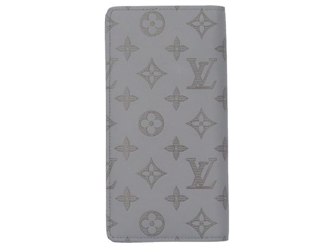 Louis Vuitton Portefeuille Brazza Monogram Shadow, Leder, Herren/Damen. Braun - Ansicht 2