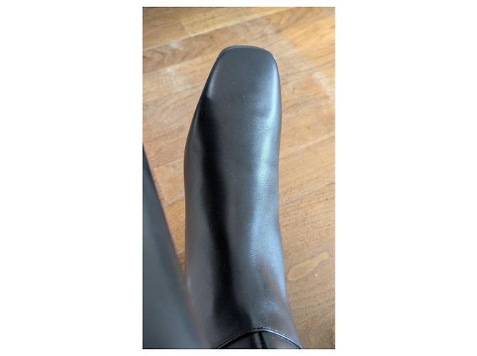 Botas altas Jimmy Choo Loren de cuero negro 41 - vista 6
