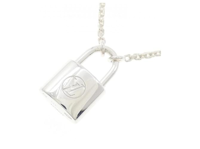 Collana Lockit Louis Vuitton Argento - vista 3
