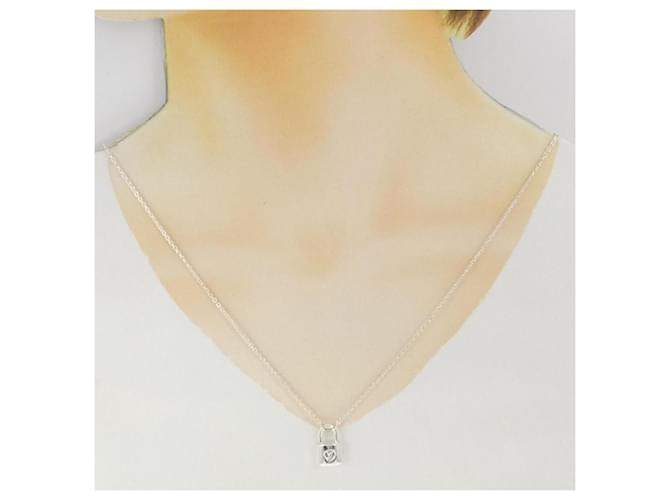 Collana Lockit Louis Vuitton Argento - vista 6