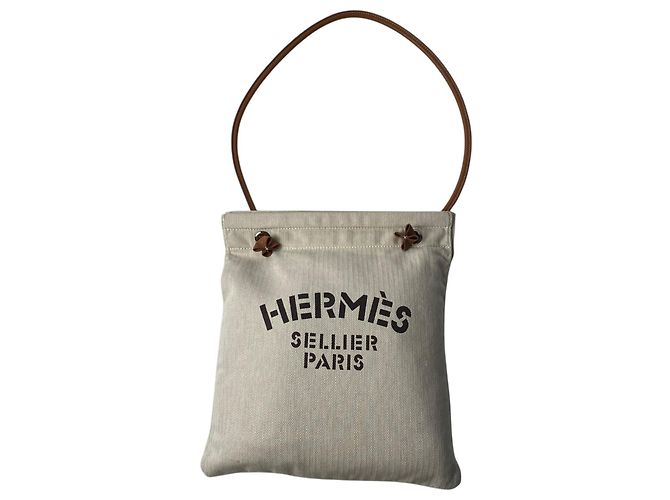 Hermès Borsa a Spalla Hermes Aline MM con Doppio Timbro Beige - vista 2