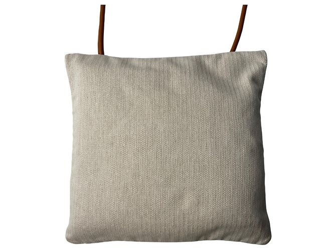 Hermès Borsa a Spalla Hermes Aline MM con Doppio Timbro Beige - vista 5