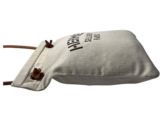 Hermès Borsa a Spalla Hermes Aline MM con Doppio Timbro Beige - vista 6