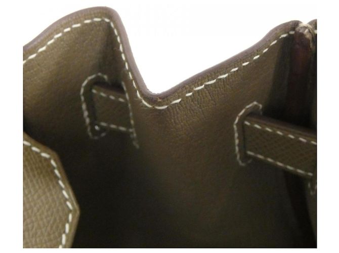 Borsa Birkin Hermès Marrone - vista 10