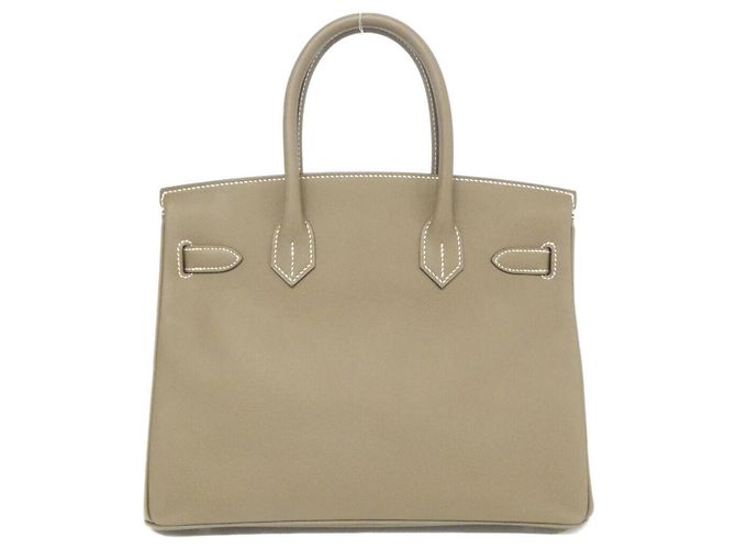 Borsa Birkin Hermès Marrone - vista 2