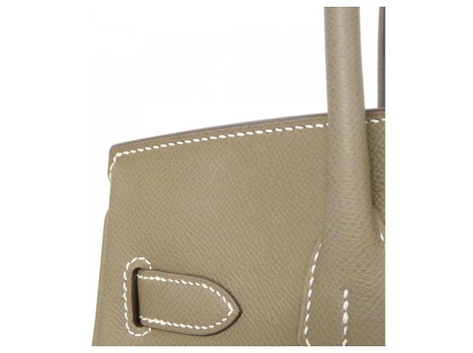 Borsa Birkin Hermès Marrone - vista 5
