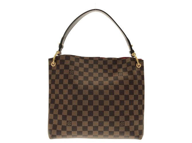 Borsa a Spalla Damier Graceful PM Louis Vuitton Marrone - vista 2