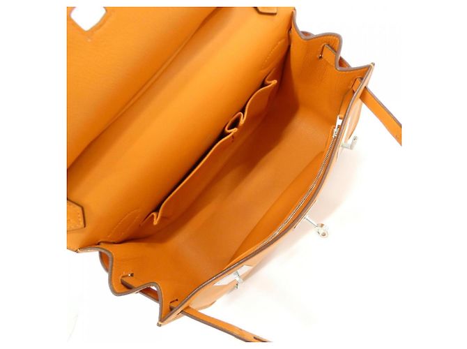 Borsa a Spalla Jypsiere di Hermès Arancione - vista 10