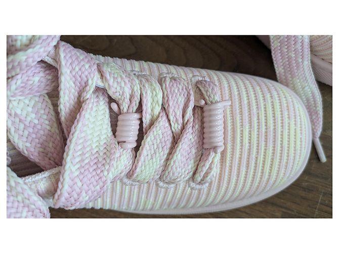 Burberry Schnürsneaker rosa Stoff Größe 40 Pink - Ansicht 6