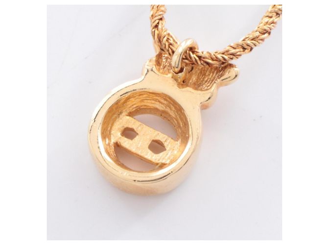 Collana Logo CD Christian Dior D'oro - vista 2