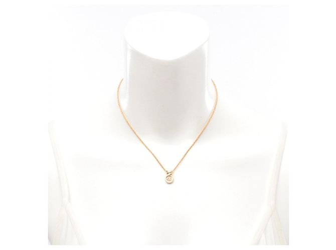 Collana Logo CD Christian Dior D'oro - vista 5