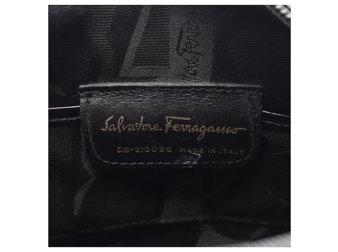 Borsa a Spalla Vara Ribbon di Salvatore Ferragamo Nero - vista 4