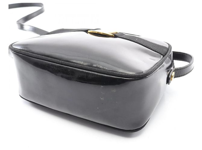 Borsa a Spalla Vara Ribbon di Salvatore Ferragamo Nero - vista 5
