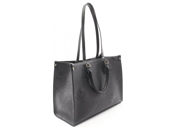Borsa Tote OnTheGo MM Louis Vuitton Nero - vista 2