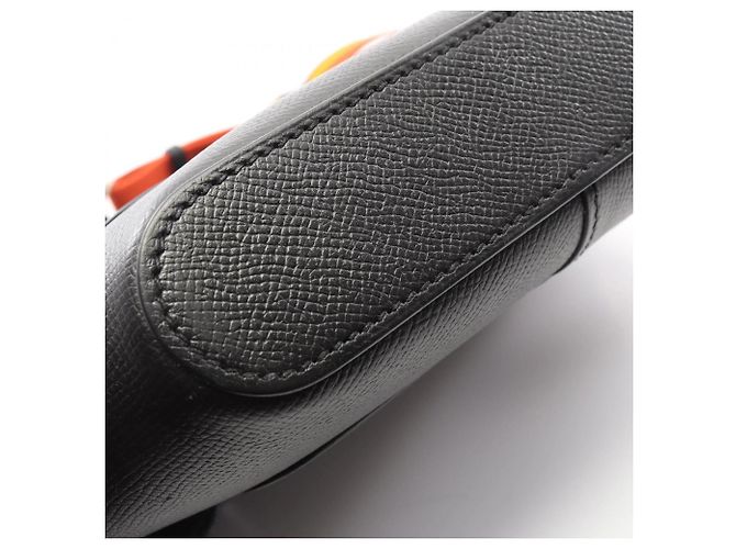 Hermès Octagon Schultertasche Schwarz - Ansicht 10