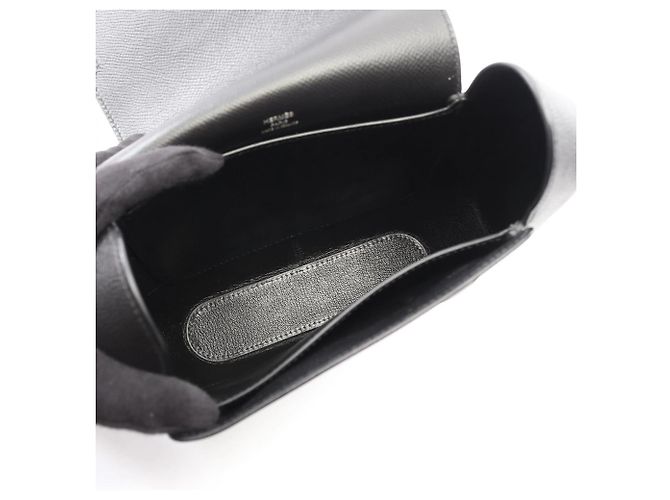 Hermès Octagon Schultertasche Schwarz - Ansicht 3