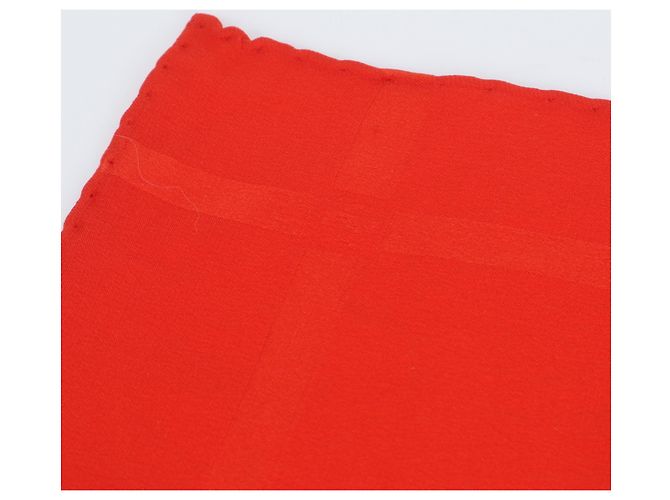 Bufanda/Bufanda de Seda Roja Chanel - Marca de Mujer - vista 7