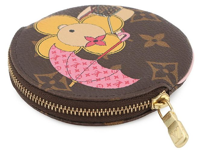Carteira Longa Vivienne Monogram Louis Vuitton LOUIS VUITTON Porta Moedas Marrom - vista 2
