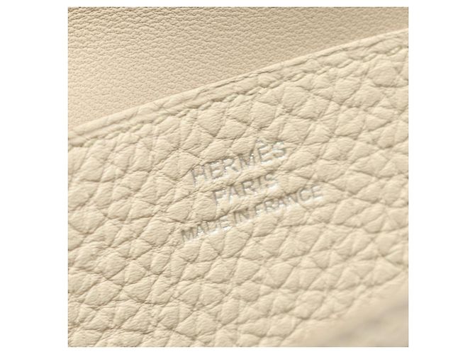 Cartera bi-fold larga Dogon de Hermès Crudo - vista 5