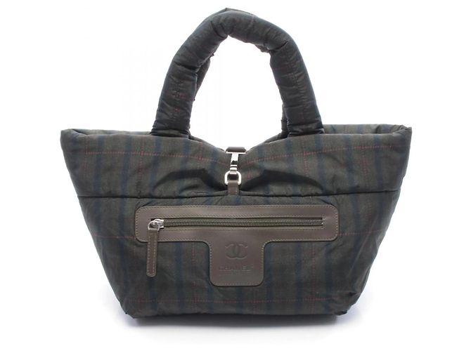 Borsa Tote Piccola Coco Cocoon di Chanel Cachi - vista 5