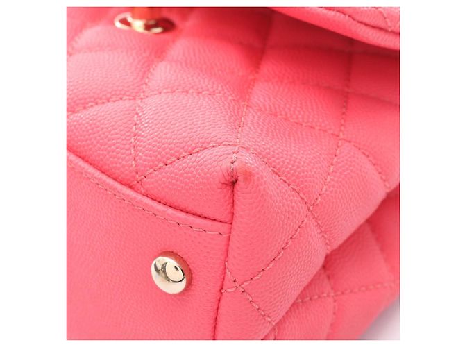 Chanel Coco Handle XXS Handbag Pink - view 6