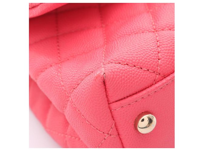 Chanel Coco Handle XXS Handbag Pink - view 7