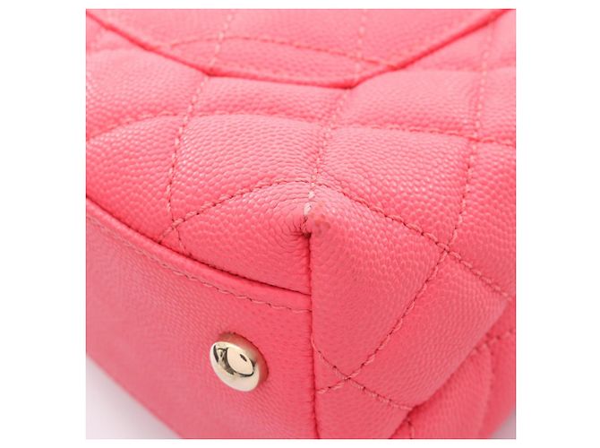 Chanel Coco Handle XXS Handbag Pink - view 8